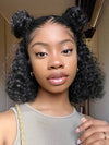Signature Lace Front Collection Curly 13X4 Pre-Plucked Lace Front Wig